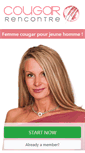 Mobile Screenshot of cougar-rencontre.net